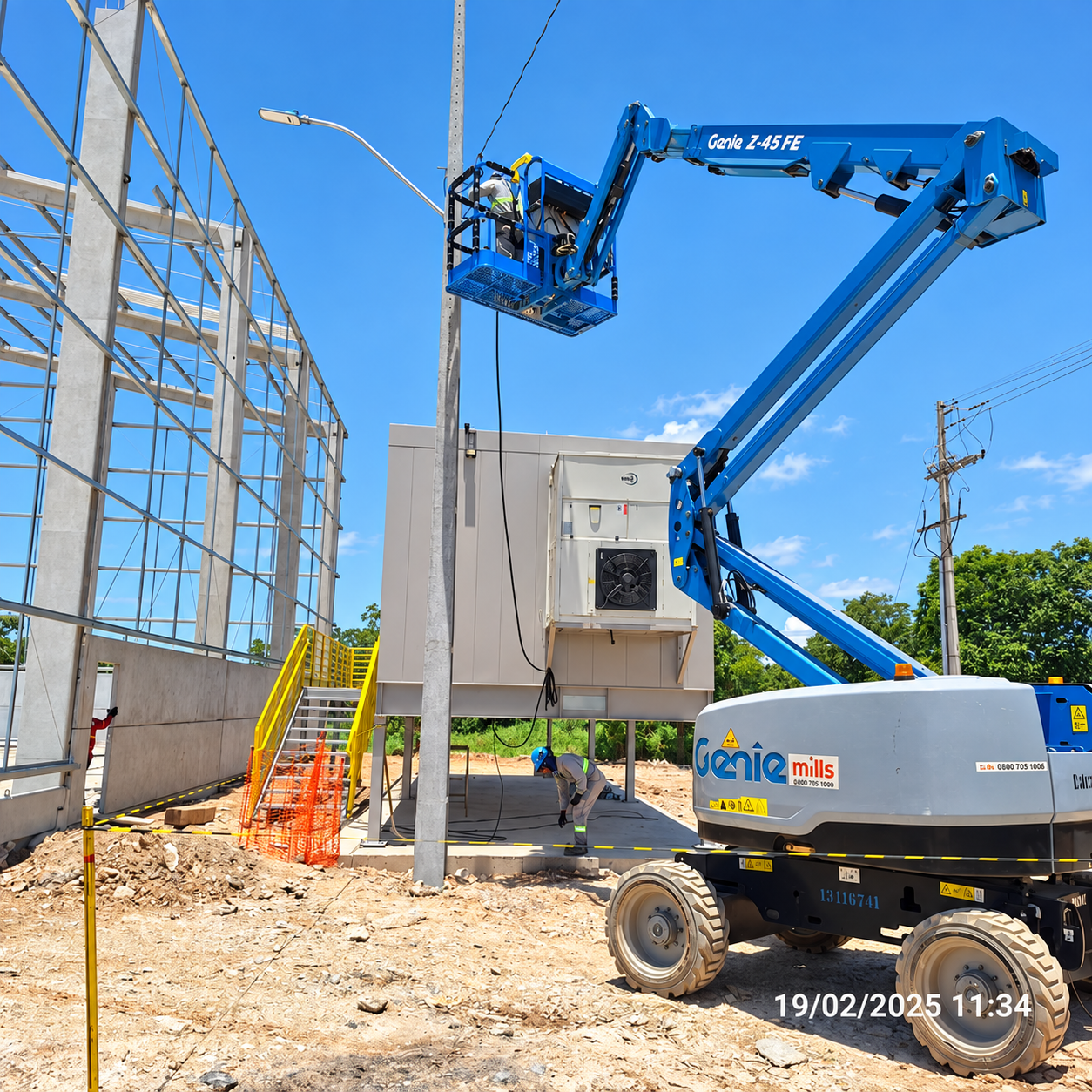 Instalação Industrial em Altura